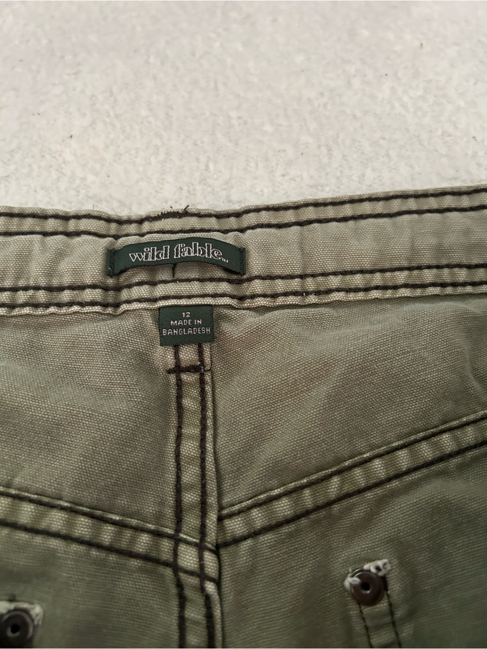 Wild Fable Green Cargo Pants - Picture 2 of 3